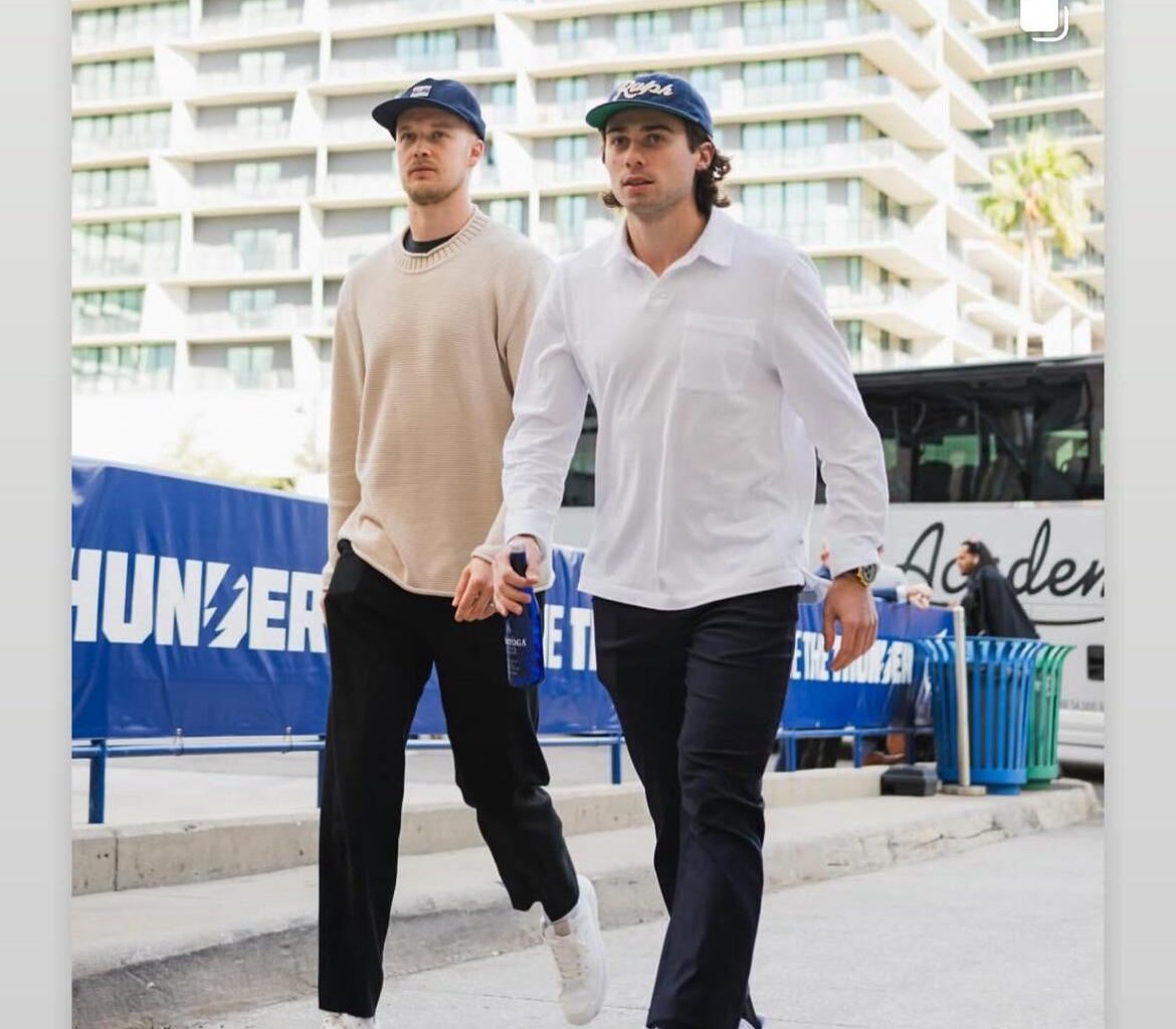 Quinn posting this on his story after the W… casual buds