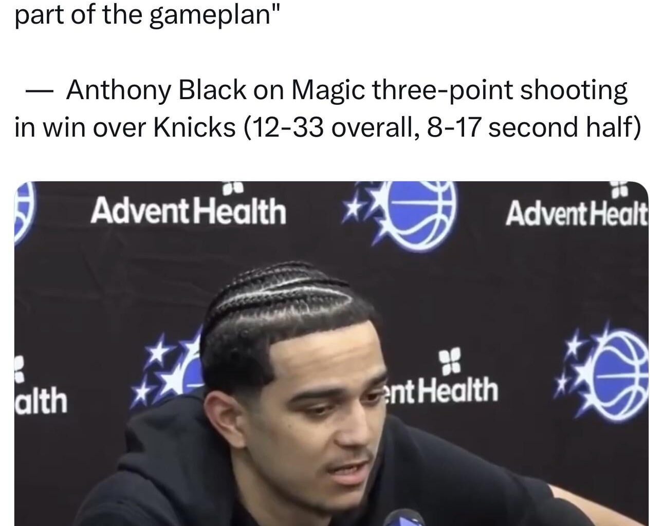 Teams know this is the game plan. Have to do better in defending the 3.