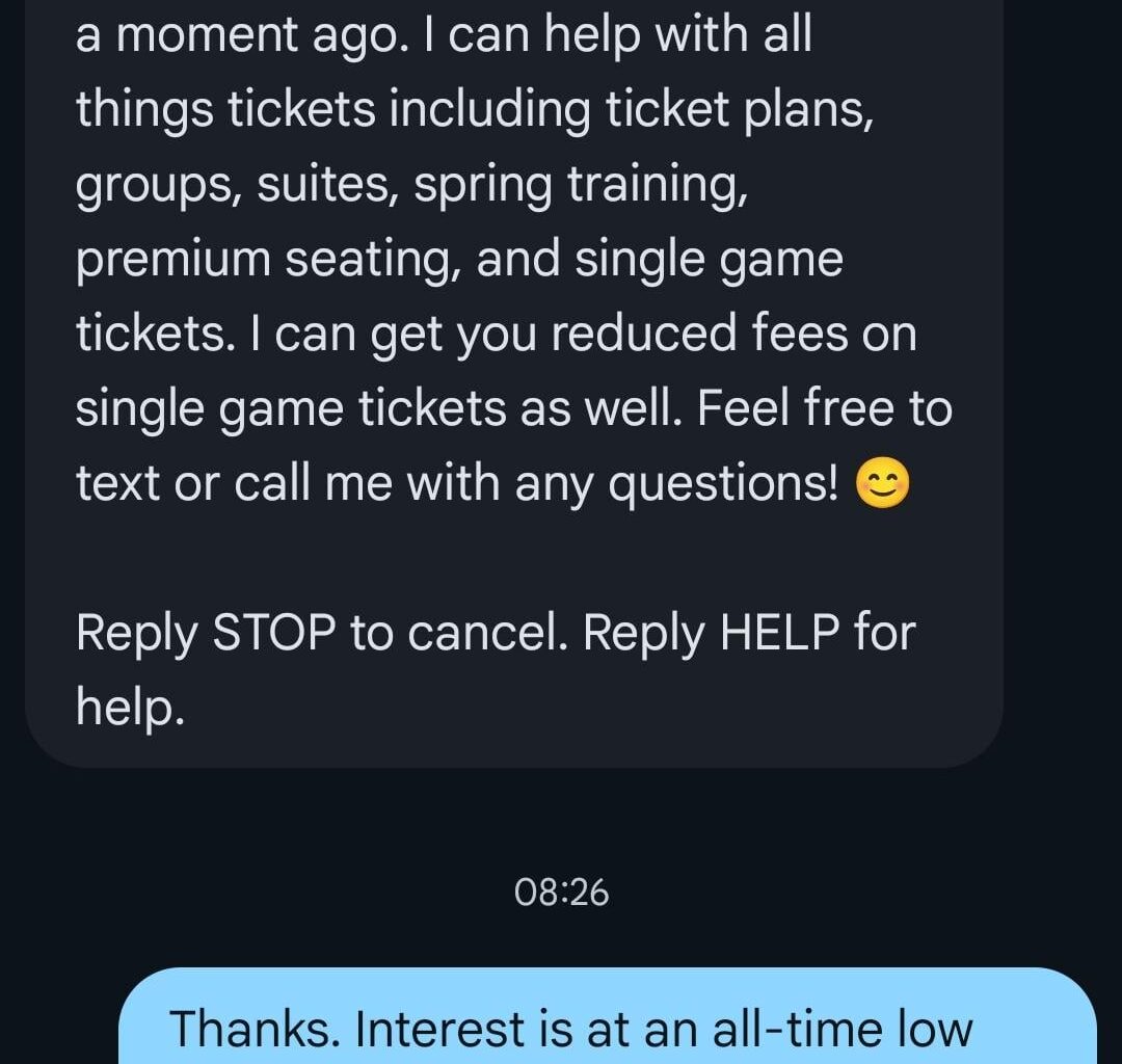 Thanks and no thanks