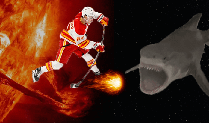 IT'S GAME DAY!! IT'S MATT S"CORONA"TO AGAINST THE SHARKS!! LET'S SHOW THEM THE GLORY OF THE SUN!!!! GO FLAMES!!!