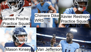 Meet the Tennessee Titans WR's! (Based on Week 1 roster position)