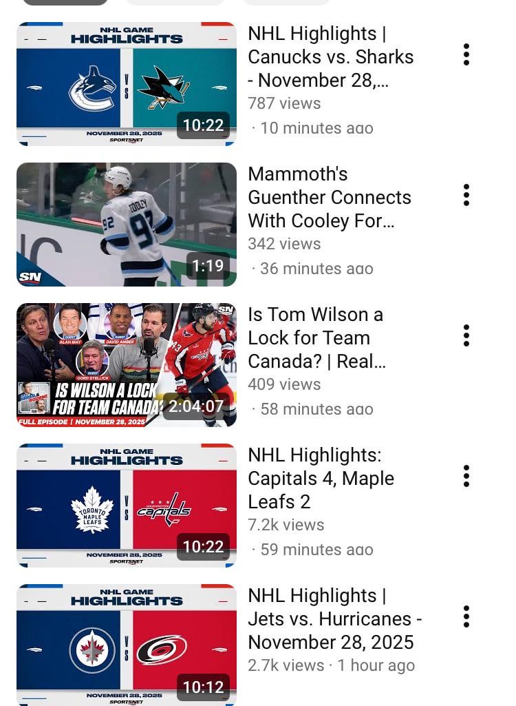 Sportsnet actively saving people’s time 😂