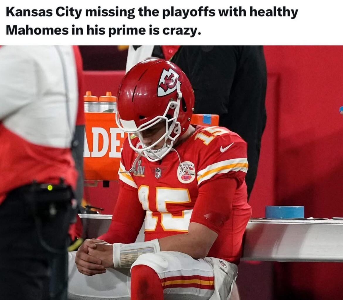 Yes, it would be crazy. However, the Chiefs aren't going to miss the playoffs this season!!