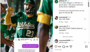The A's attempt, fail to create positive engagement as they open Instagram comments for the first time in 655 days