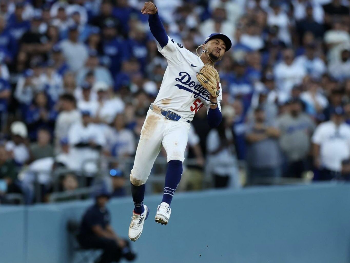 Mookie Betts has already won three rings in LA, and next year he’ll officially have been a Dodger longer than a Red Sock. When Cooperstown calls, does Mookie go in with a Dodger cap or no logo?