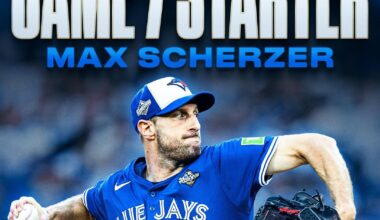 MAD MAX GETS THE GAME 7 START FOR THE BLUE JAYS  ‼️