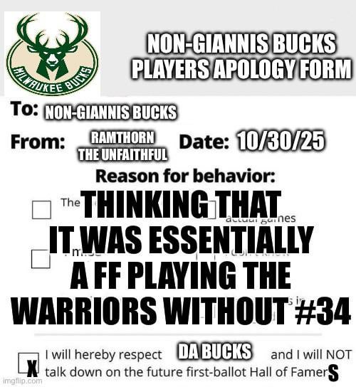 We'll Im not proud of it but I'm ready to make amends. Our team is legit.