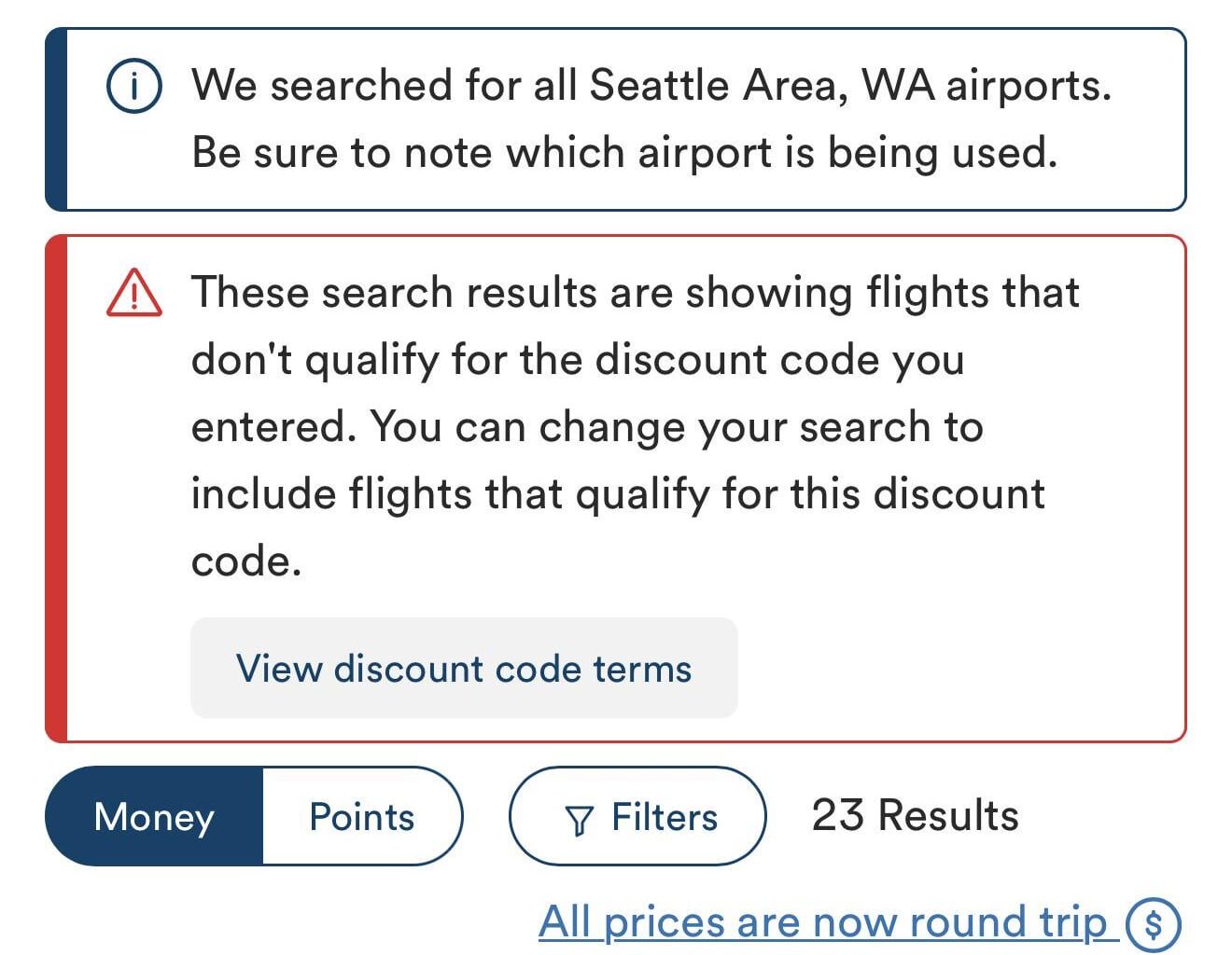 Reposting: Alaska discount not working for any Mexico destinations!