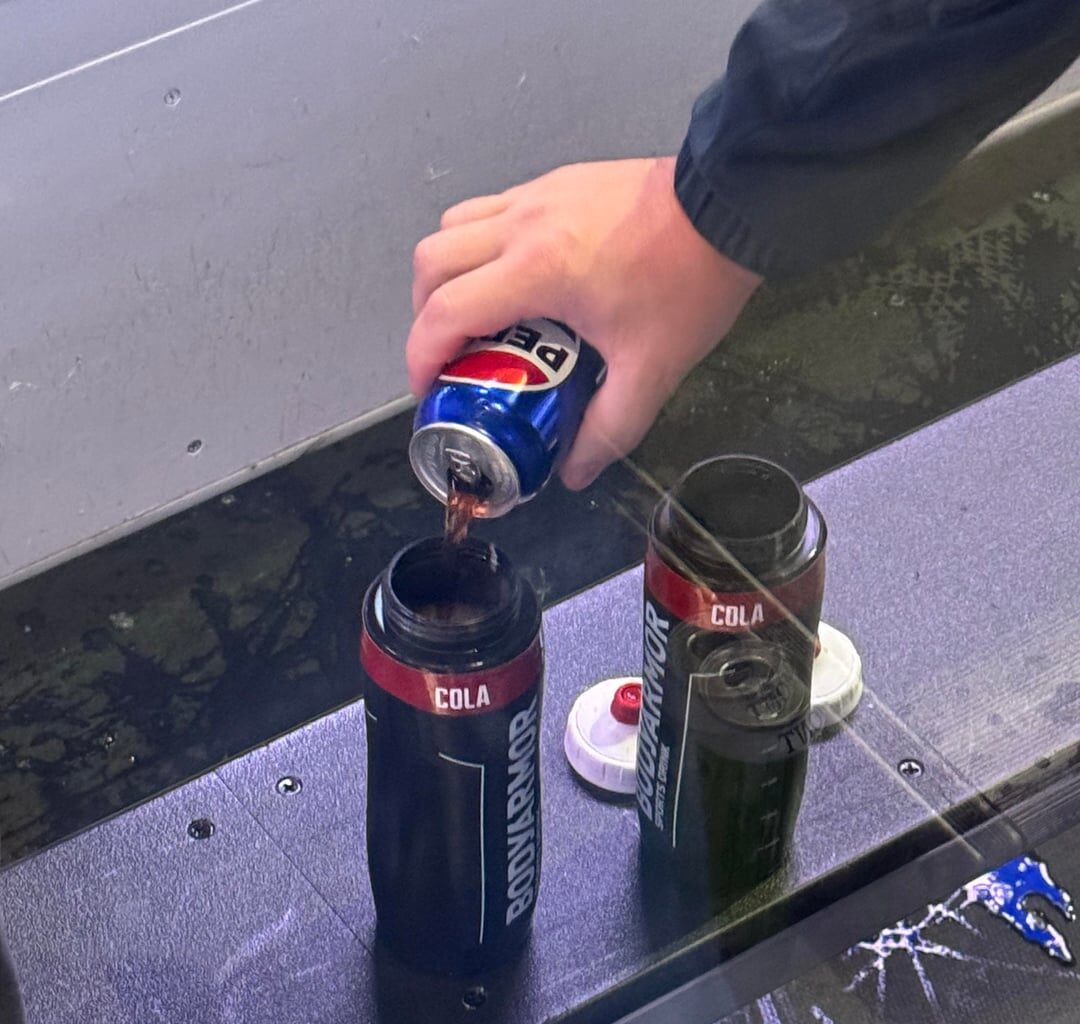 Eberle Drinks Pepsi During the Game???