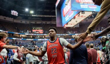 Pelicans rookie Derik Queen joins Victor Wembanyama as the only other rookie big with at least 8 rebounds, 7 assists and 4 steals in the three-point era.
