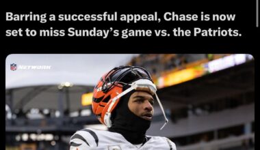 Ja’Marr Chase suspended one game!! Got Em!