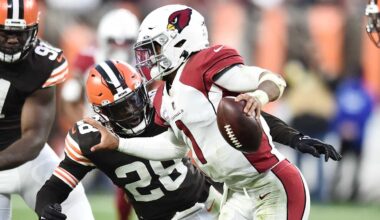 NFL insider [Jeremy Fowler] believes Browns could be in the running for Kyler Murray. Myles Garrett, come on down