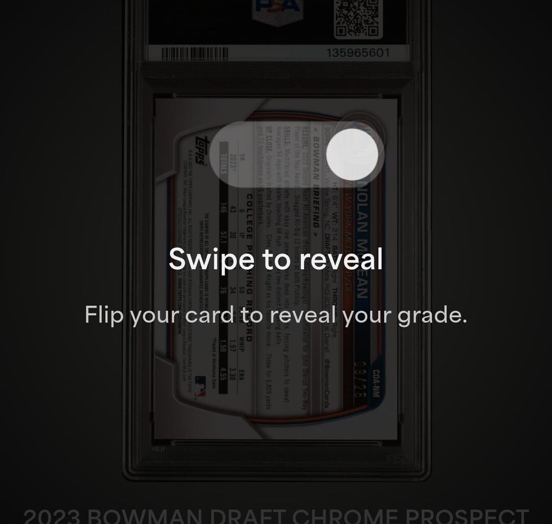 I decided to collect his cards and sent 1 in to get it graded. The first time I have ever gotten a card graded...and I couldn't be more thrilled!