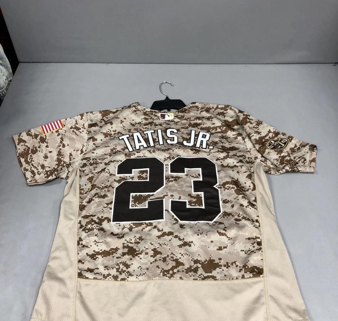Just want to show this Tatis camo jersey I got today!