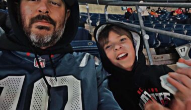 TNF was awesome. My son’s first Pats game!!
