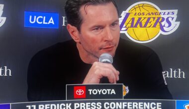 JJ Redick says the Lakers had a lot of "confusion" defensively all night. "I'll take some ownership on that. Hasn't been a great road trip" so far. "I don't think it's reflective of who the group is gonna be, but it's reflective of who we are now so we need to course correct." @LakersNation