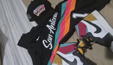 Used Lids Points to get the cap and jersey for $70 together. Had the shoes already.