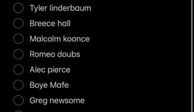 My dream scenario for next year