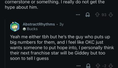 Old comments talking about SGA that I thought were funny