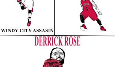Derrick rose fan art i made