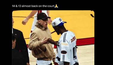 Tyler Herro and Bam Adebayo update so far: “I’m told a return is near.” - on both Herro/Bam (NBA on Prime)