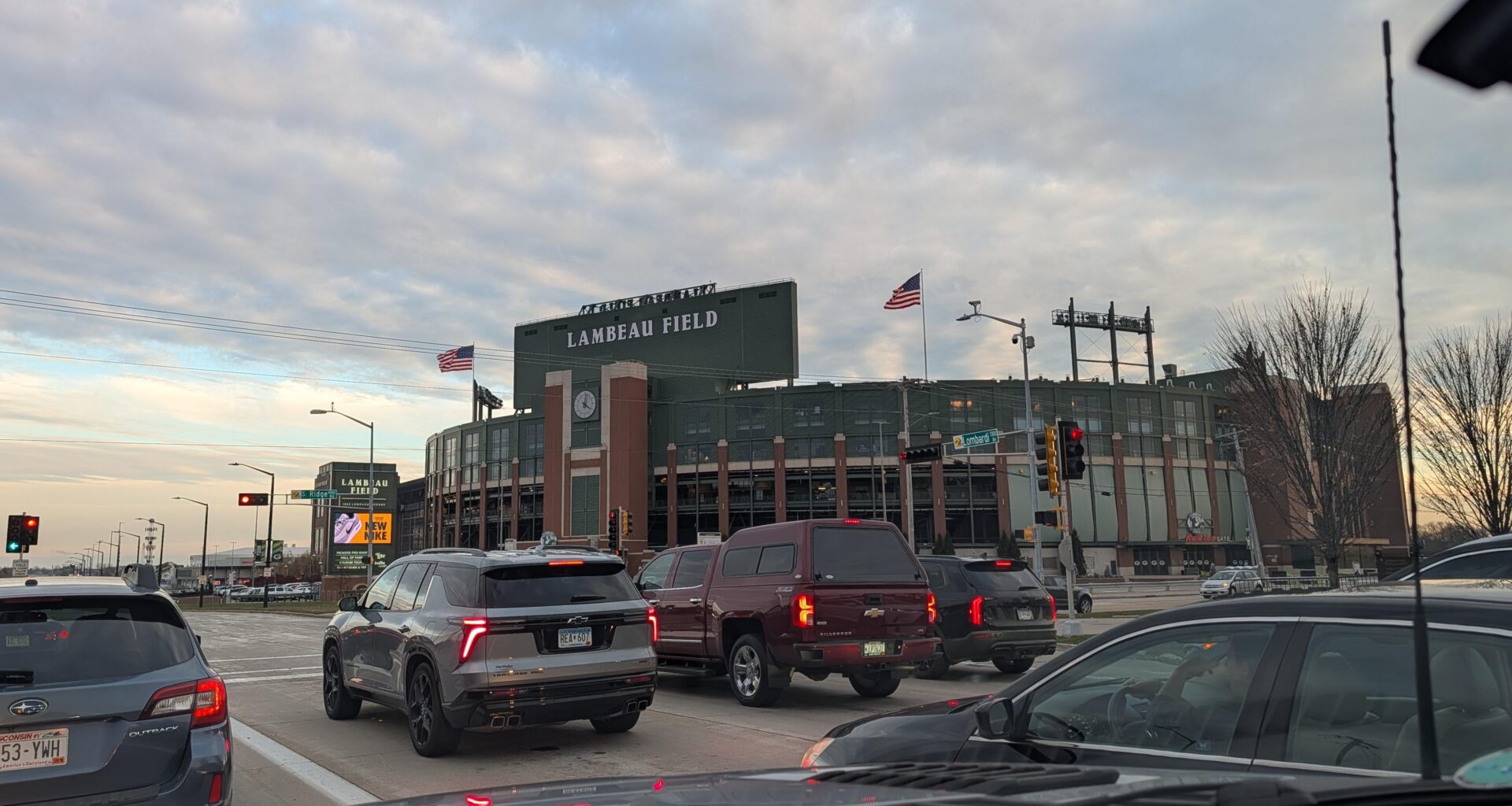 My first time at Lambeau and I squealed with joy when I got here!