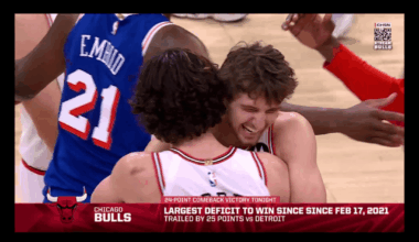 [Bulls on CHSN] The Bulls just pulled off their biggest upset in FOUR YEARS 😳 24-point comeback tonight