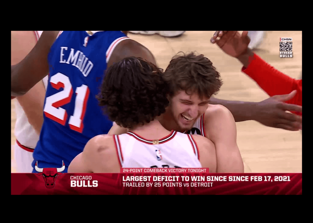 [Bulls on CHSN] The Bulls just pulled off their biggest upset in FOUR YEARS 😳 24-point comeback tonight