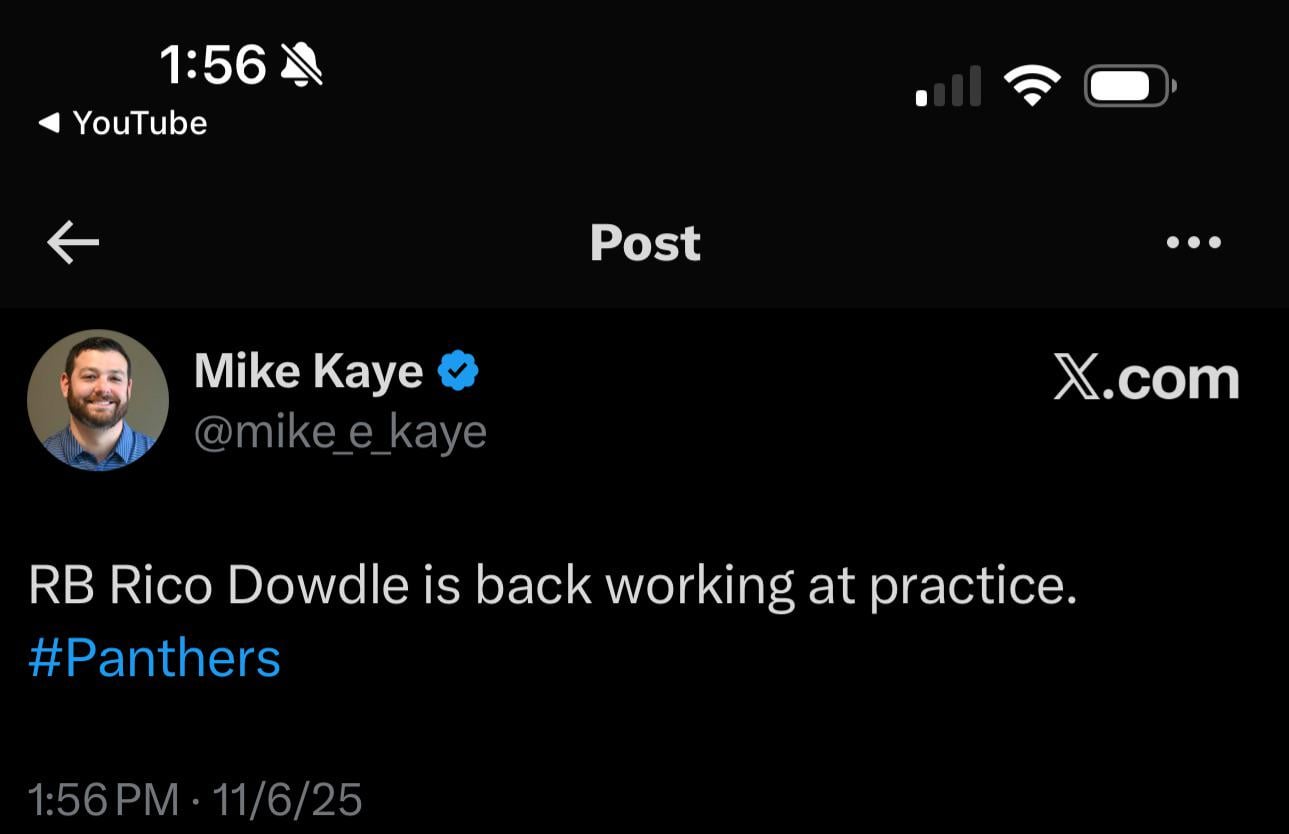 [Kaye] Rico is practicing today
