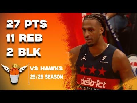 Alex Sarr 27 Points/2 Blocks vs Hawks Full Highlights! (11/25/2025)