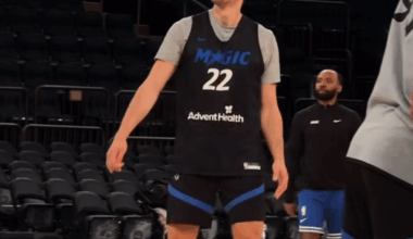 "Franz Wagner (broken nose) will play with mask on tonight as the Orlando Magic visit the Knicks"