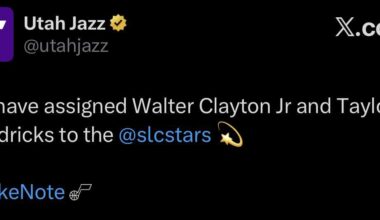 Clayton Jr and Hendricks have been assigned to the G-League