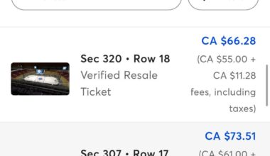 This is the cheapest I’ve ever seen tickets to a home game…