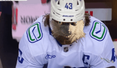 How Quinn Hughes actualy be on the bench