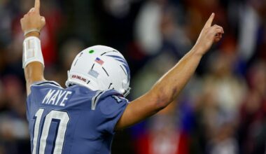 Drake Maye responds to Cam Newton’s ‘fool’s gold’ comment — ' I don’t even know what show he’s on’