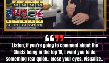 Tom Brady has a message for the haters who are criticizing him for putting the Chiefs in the top 10 on his weekly power rankings.