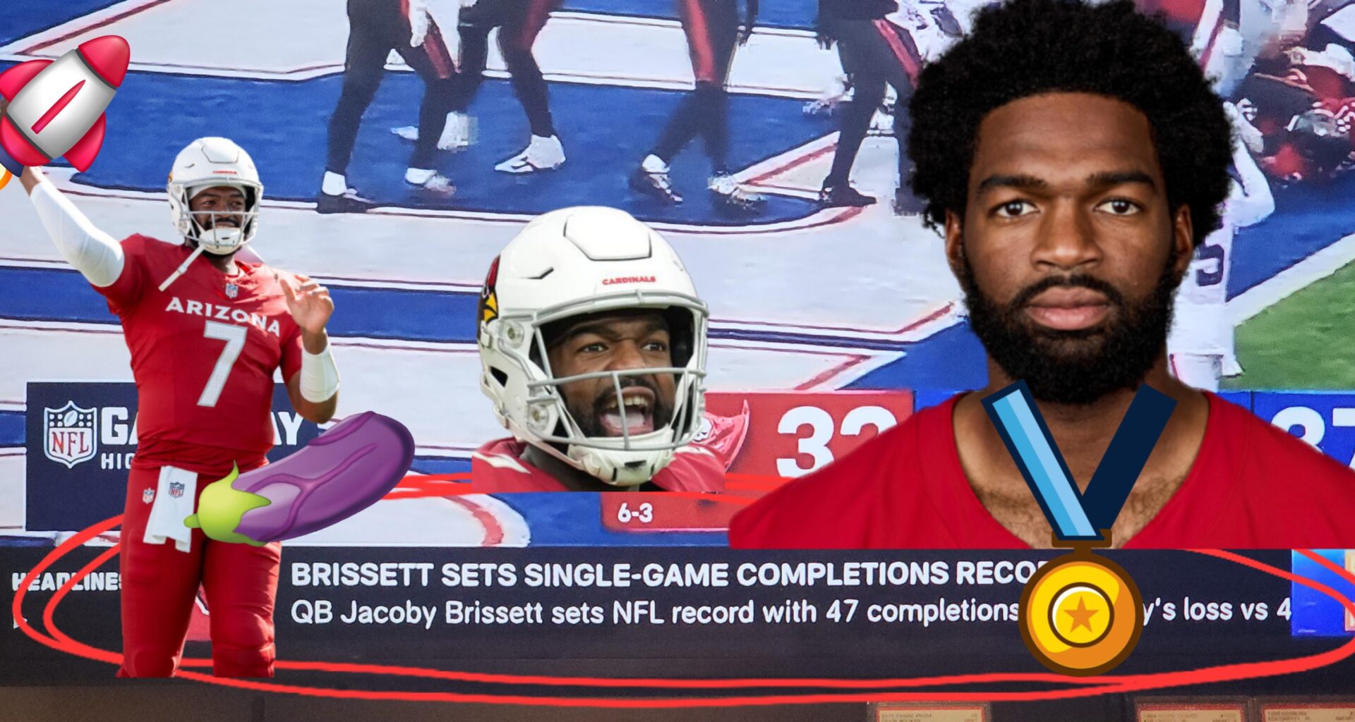 Garbage time stats or not.... I'll take an NFL record!