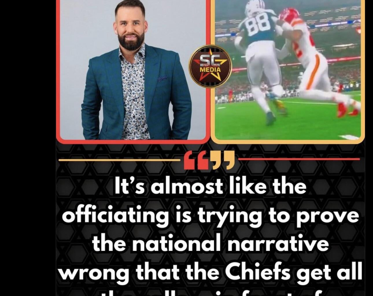 [Starcade Media] Chase Daniel openly criticizing the questionable officiating during the #Chiefs loss to #Cowboys