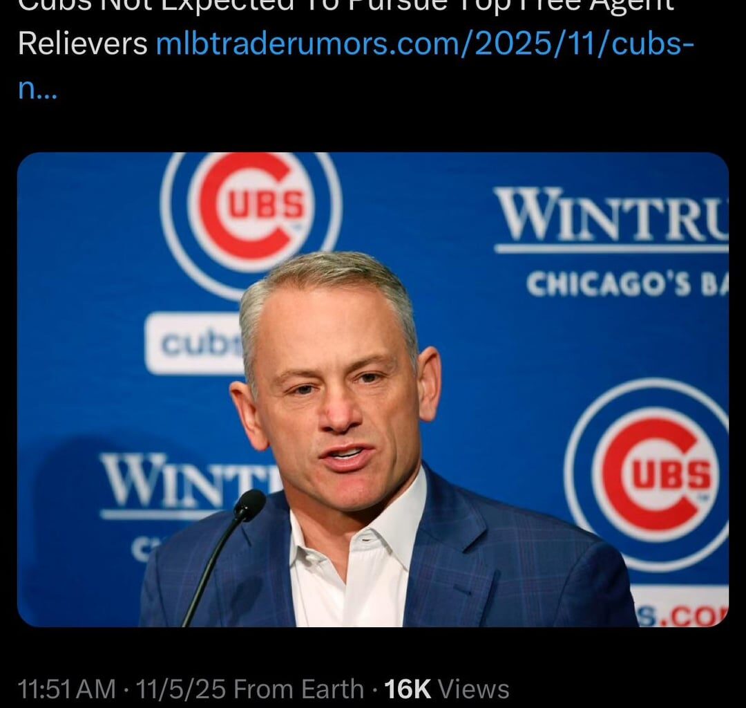 Wow, it sure is fun being a Cubs fan. Really revved up for next season!