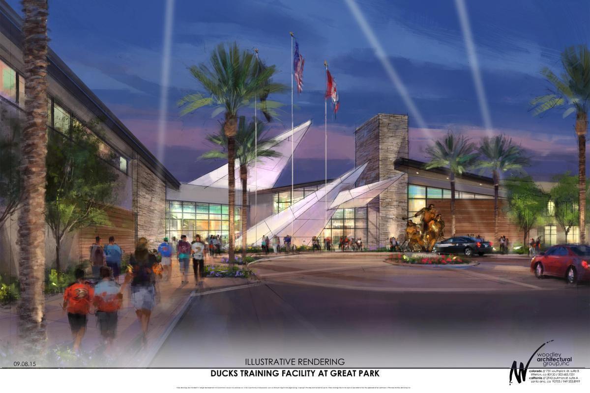 The original rendering of Great Park ice