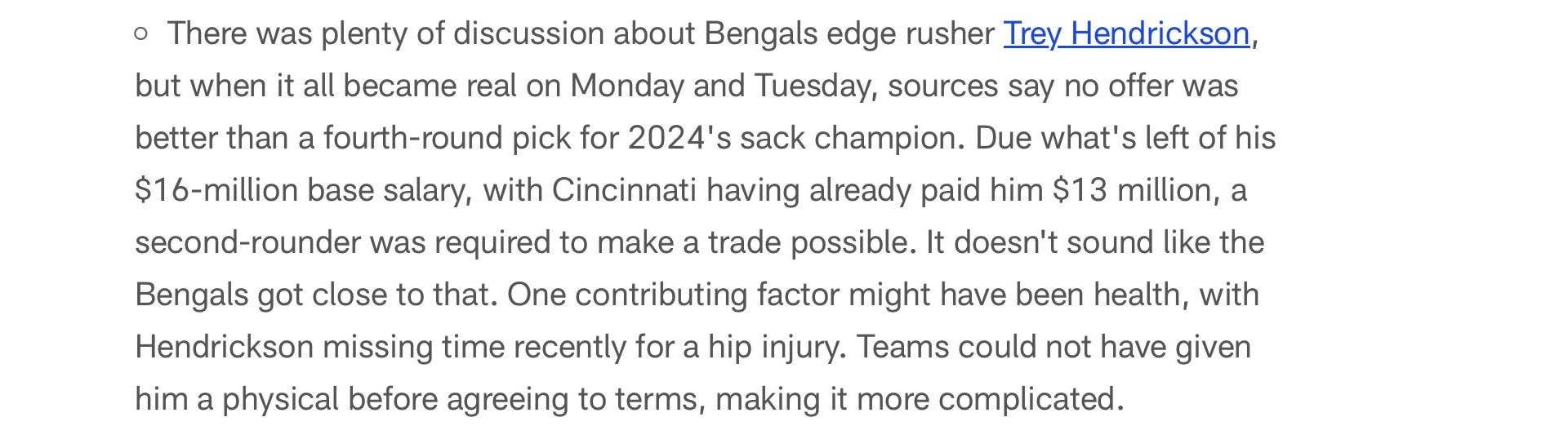 Treys value is at an all time low. It’s the reason the front office didn’t trade him