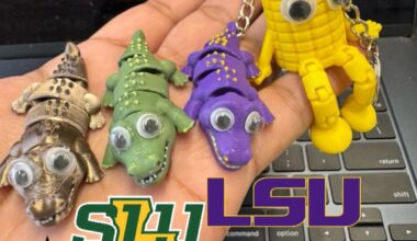 Louisiana Themed Keychains
