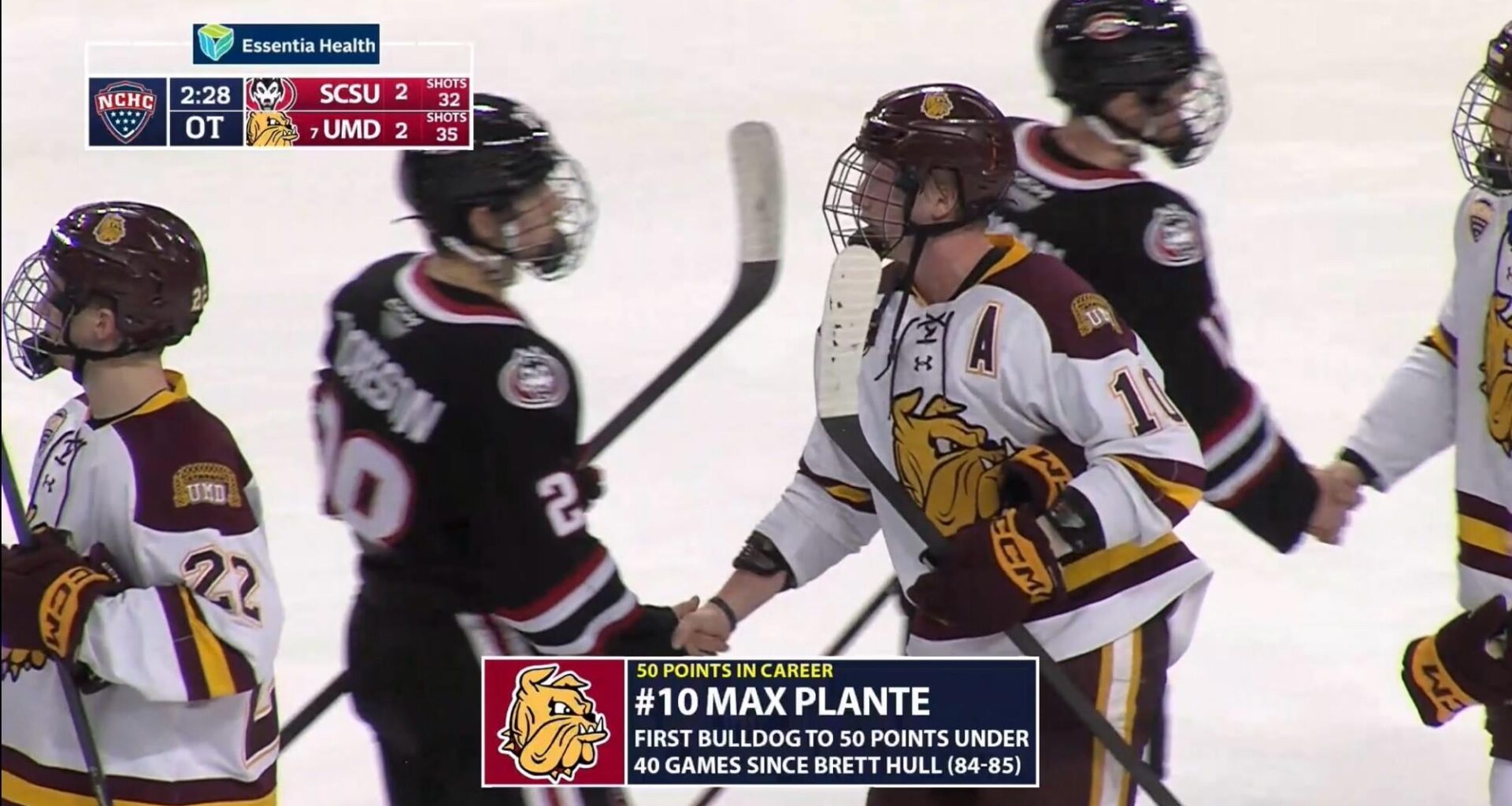Max Plante in elite company amongst UMD players
