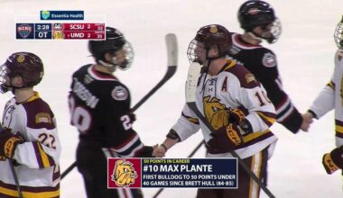 Max Plante in elite company amongst UMD players