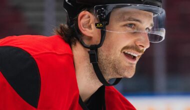 Teddy in a non-contact jersey at optional morning skate @Canucks [X/Twitter]