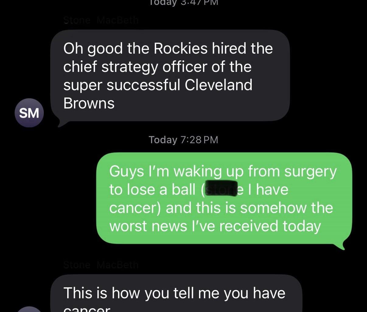 Truly is the worst news I’ve gotten today