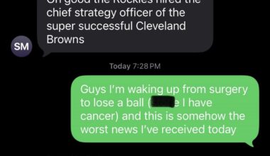 Truly is the worst news I’ve gotten today