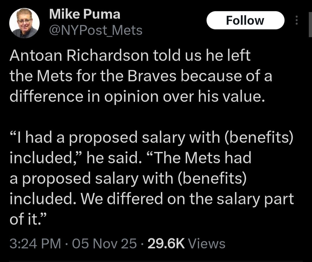 [Puma] "We differed on the salary part of it." - Antoan Richardson