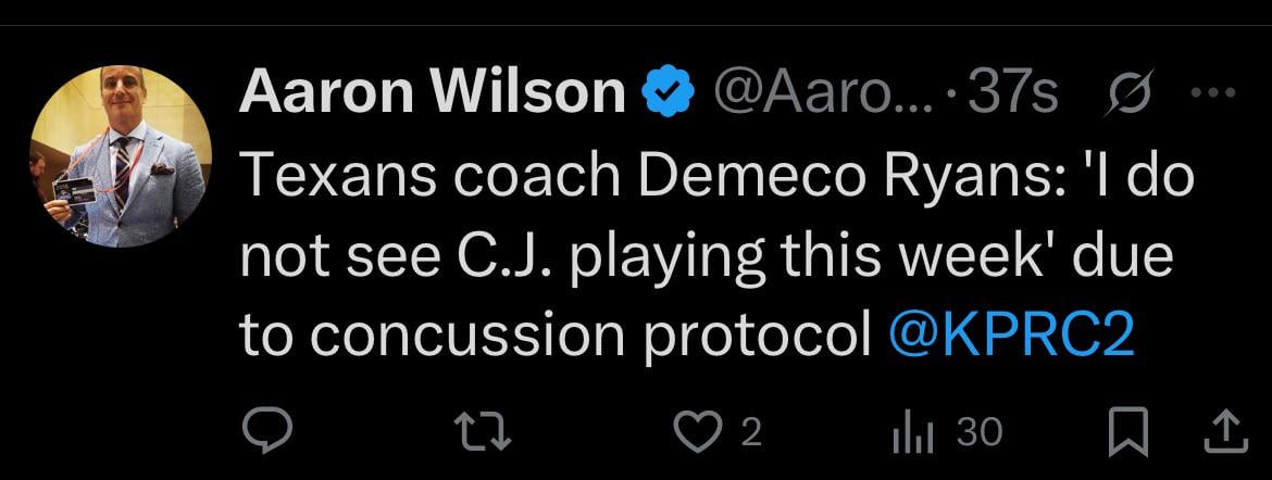 As expected, CJ is out