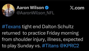 Schultz expected to play